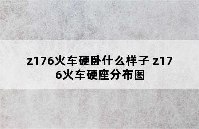 z176火车硬卧什么样子 z176火车硬座分布图